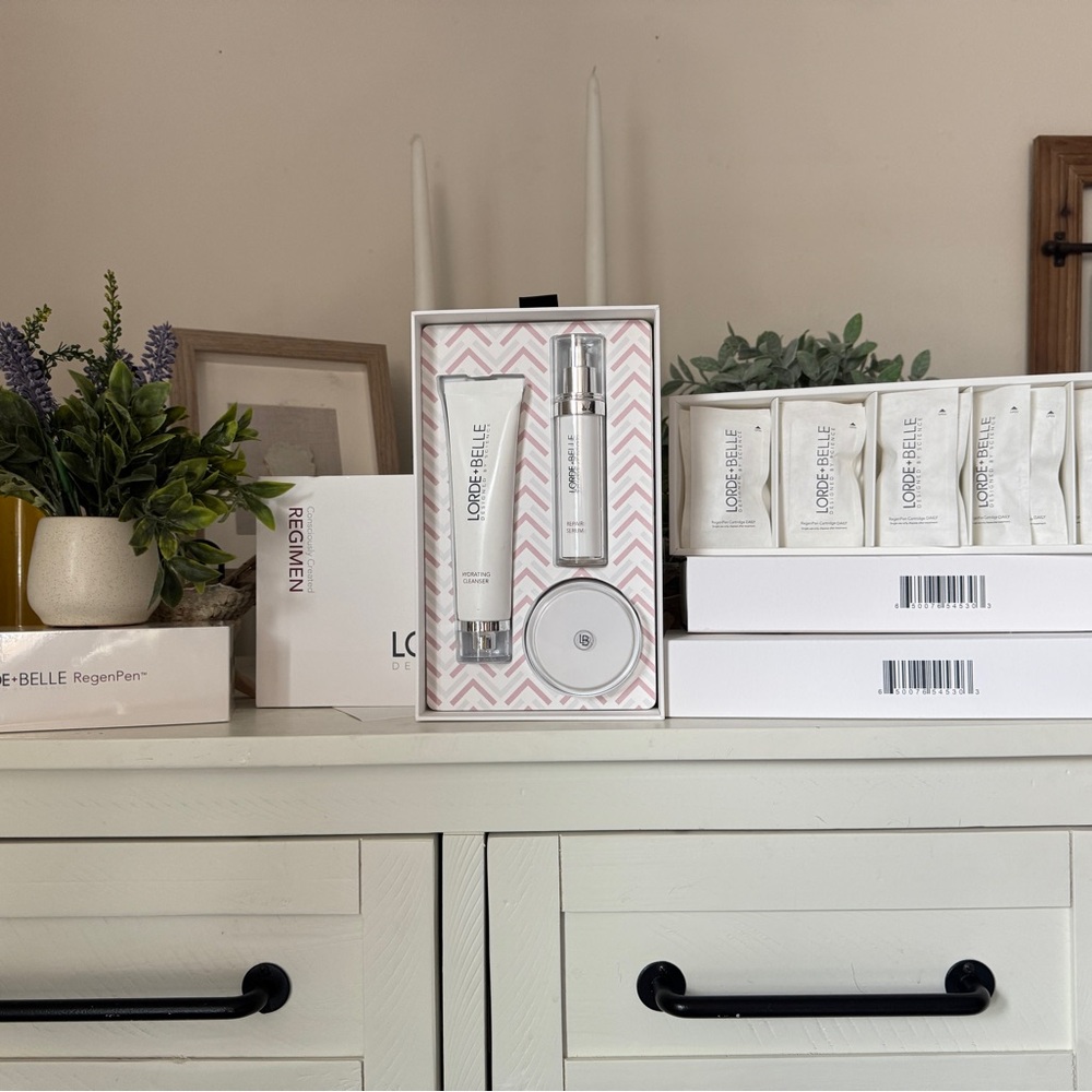 Lord + Belle Skincare Regimen Collection RegenPen & 90 day RegenPen Cartridges.